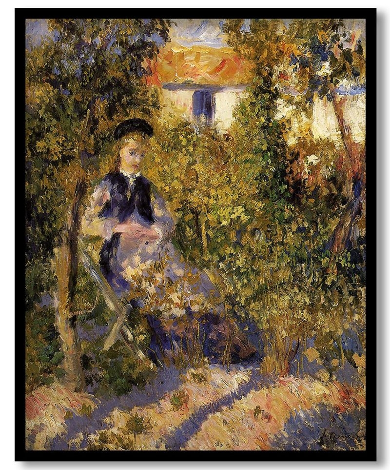 Nini in the Garden by Pierre Auguste Renoir (1875-1876)