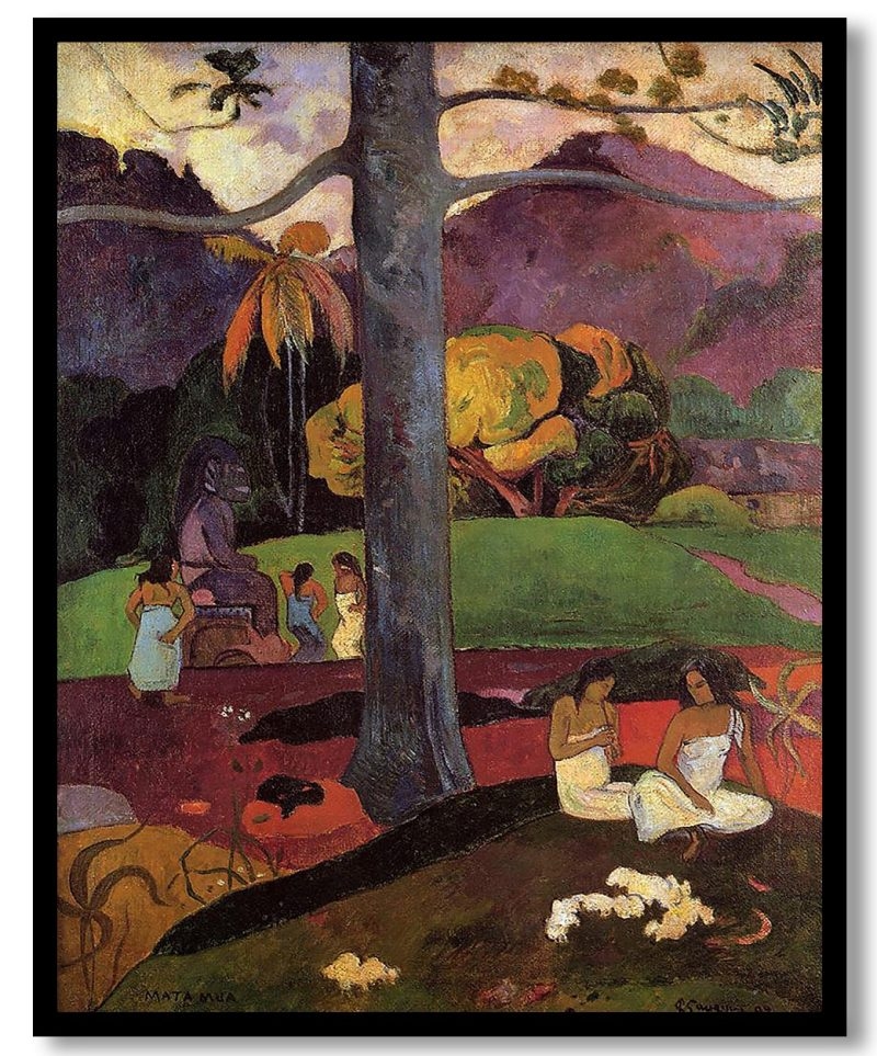 Olden times by Paul Gauguin (1892)