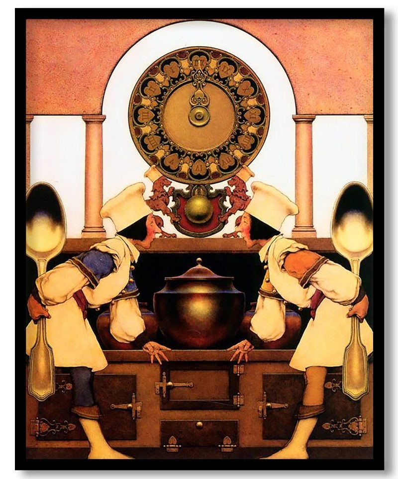 Pastry Chefs by Maxfield Parrish (1925)